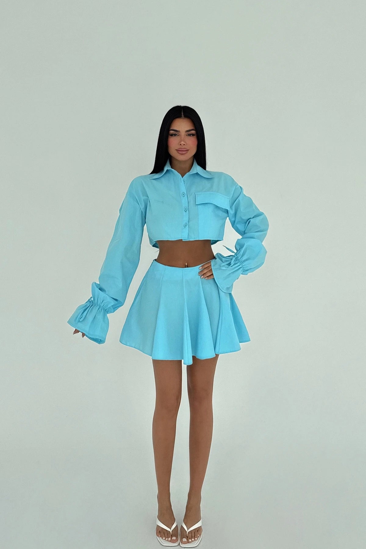 Jila Mini Skirt and Top Set