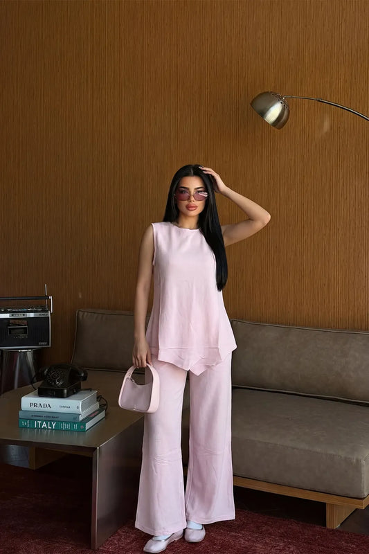 Rosé Linen Set