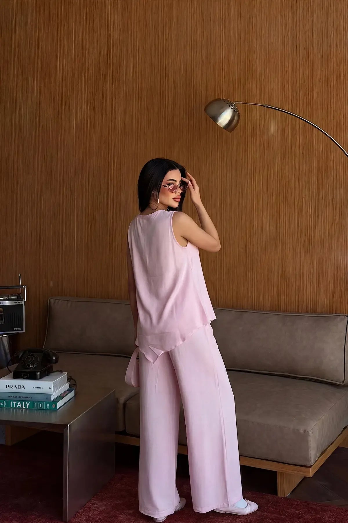 Rosé Linen Set