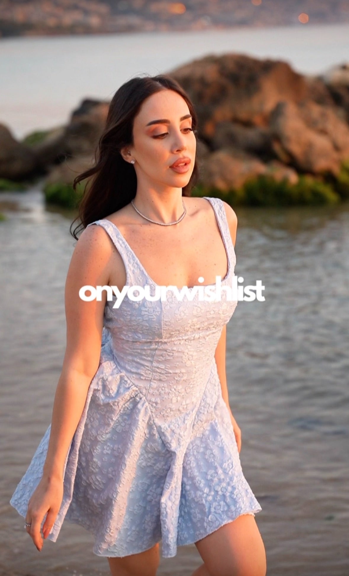 Santorini Babydoll Dress