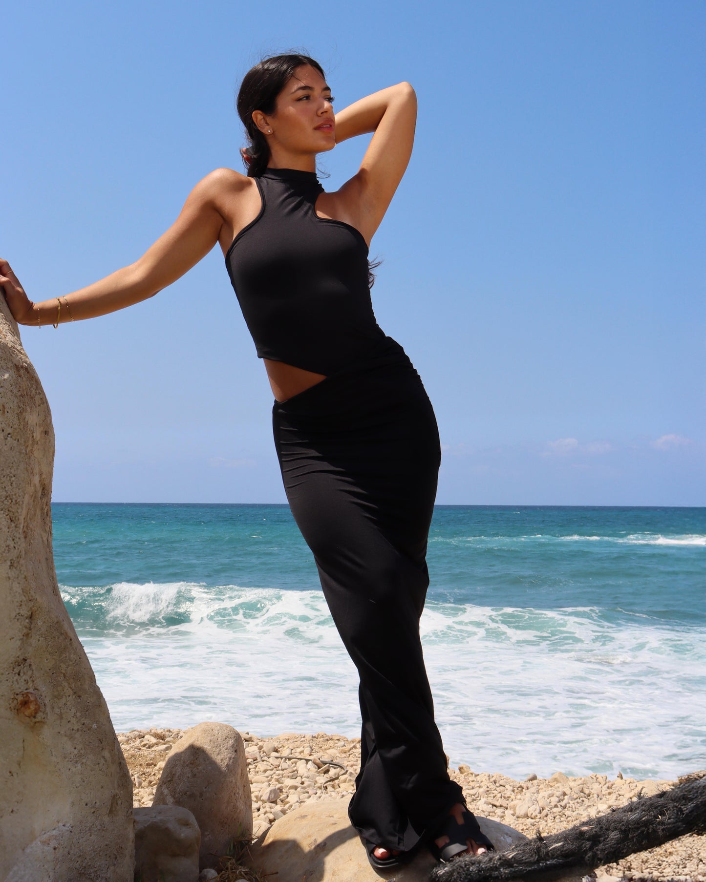 Marica Black Dress