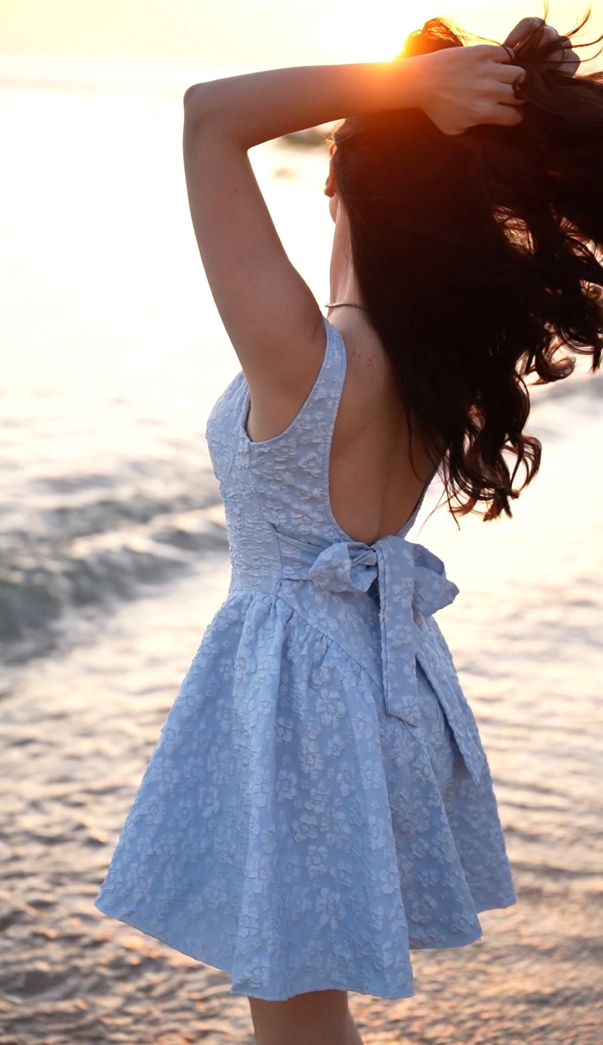 Santorini Babydoll Dress