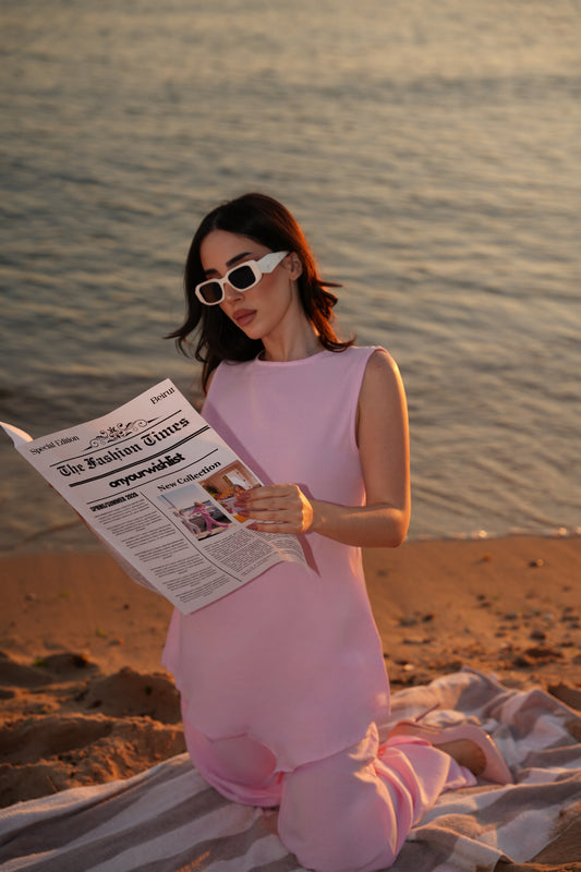 Rosé Linen Set