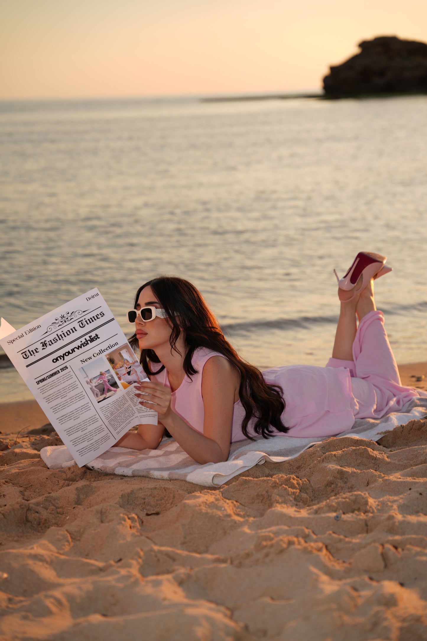 Rosé Linen Set