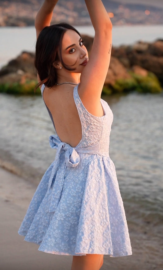 Santorini Babydoll Dress
