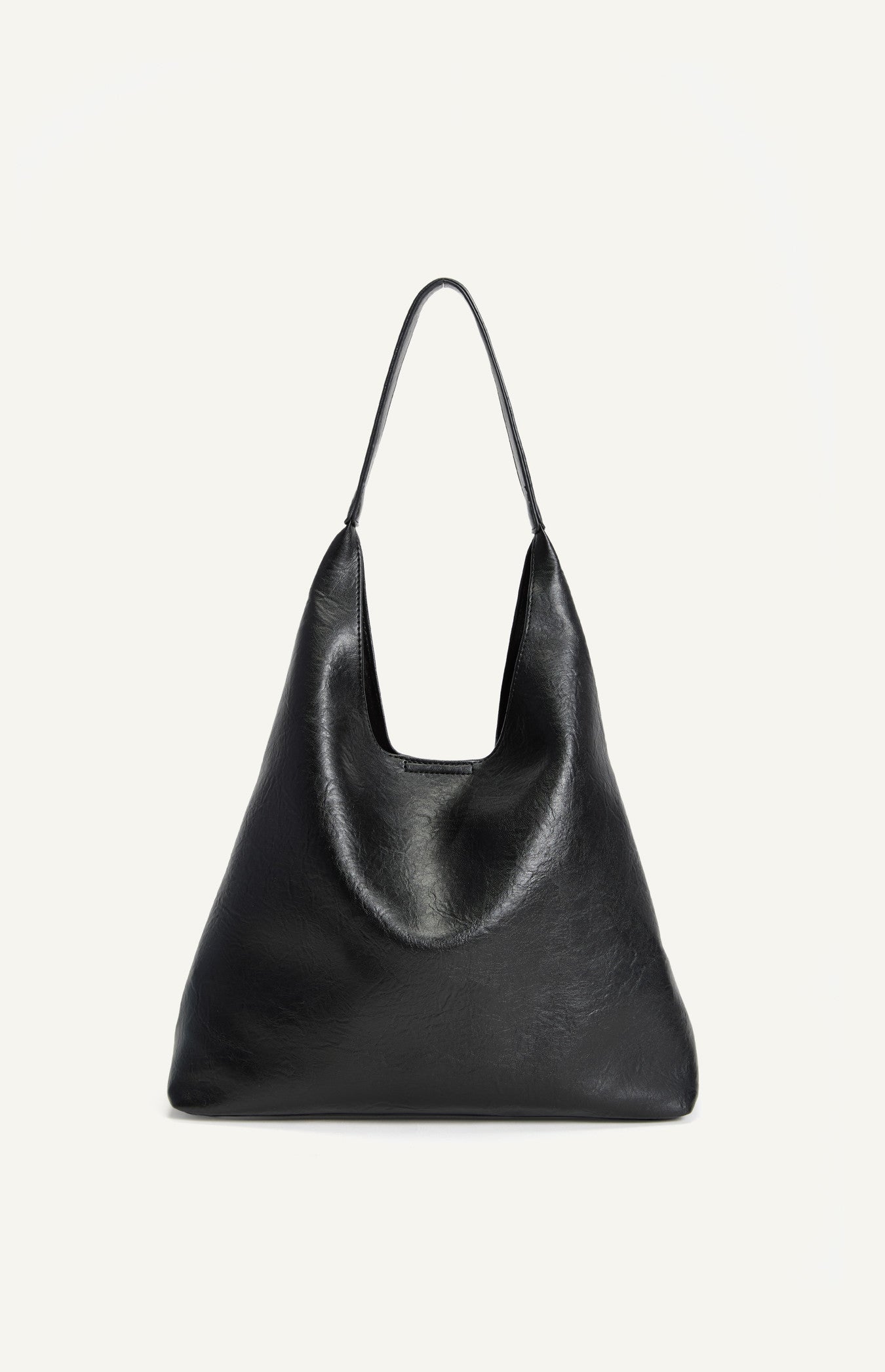 Noir Vegan Leather Bag