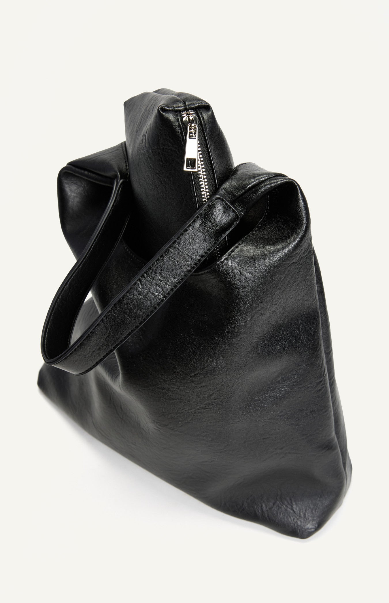 Noir Vegan Leather Bag