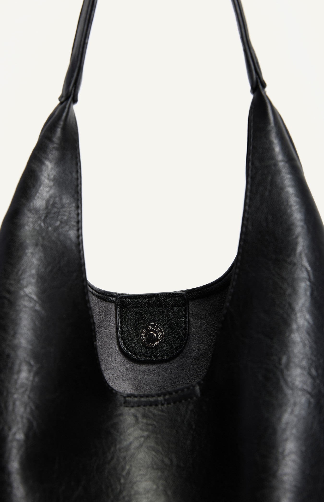 Noir Vegan Leather Bag