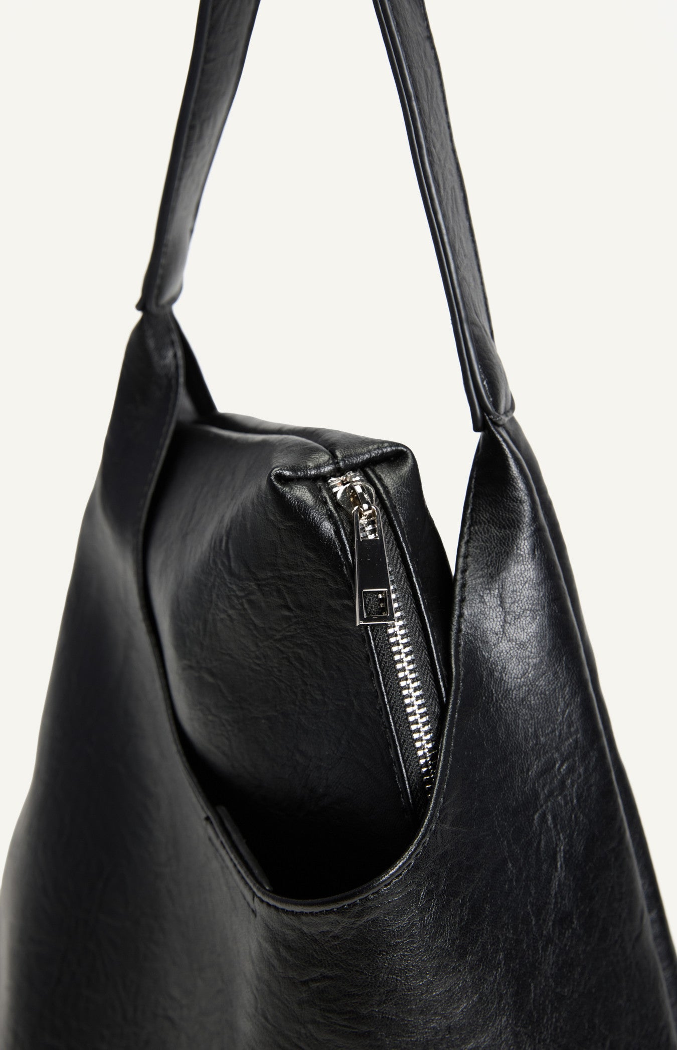Noir Vegan Leather Bag