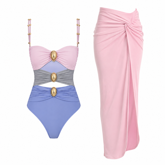 Rosé Swimsuit Set